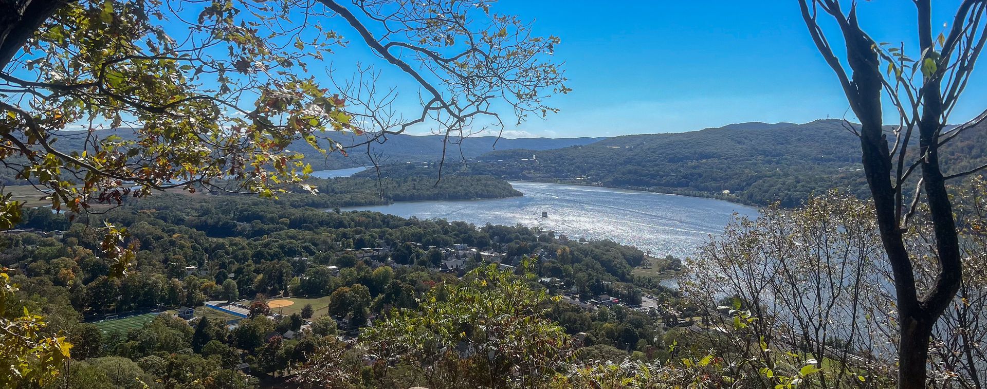 photo of Hudson valley and river landscape