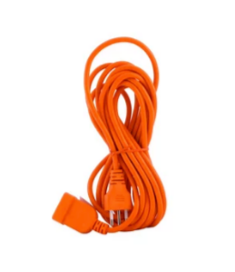 photo of a cable cord tied with the plastic bread tag