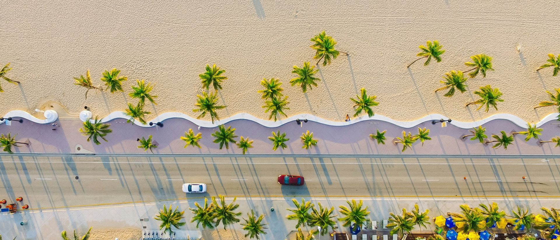 Photo of Miami, Florida beach and street as well