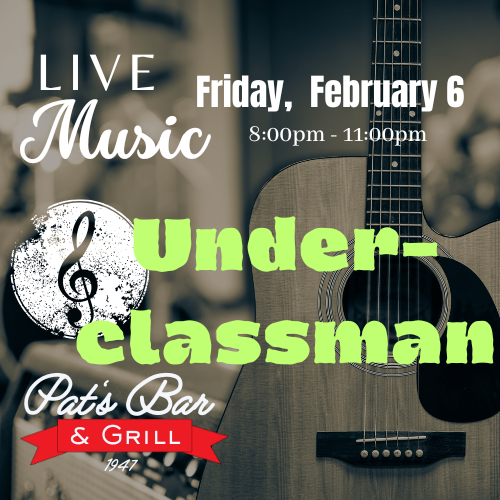 Underclassman Live at Pat’s Bar & Grill