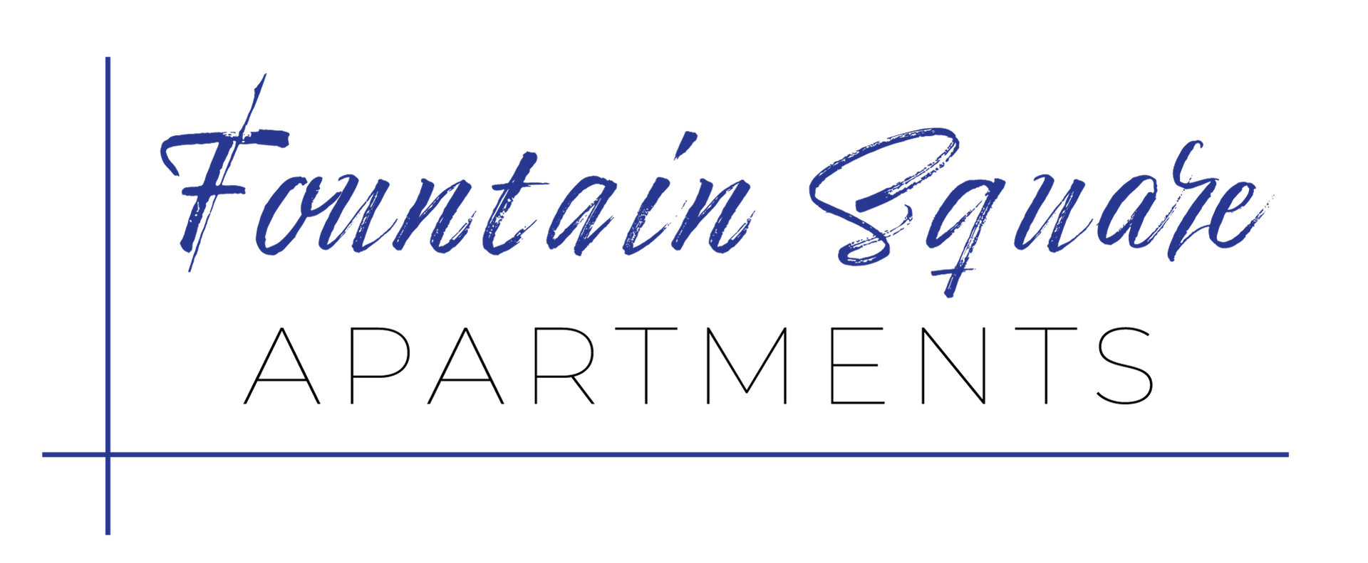 Fountain Square Apartments Logo - header, go to homepage