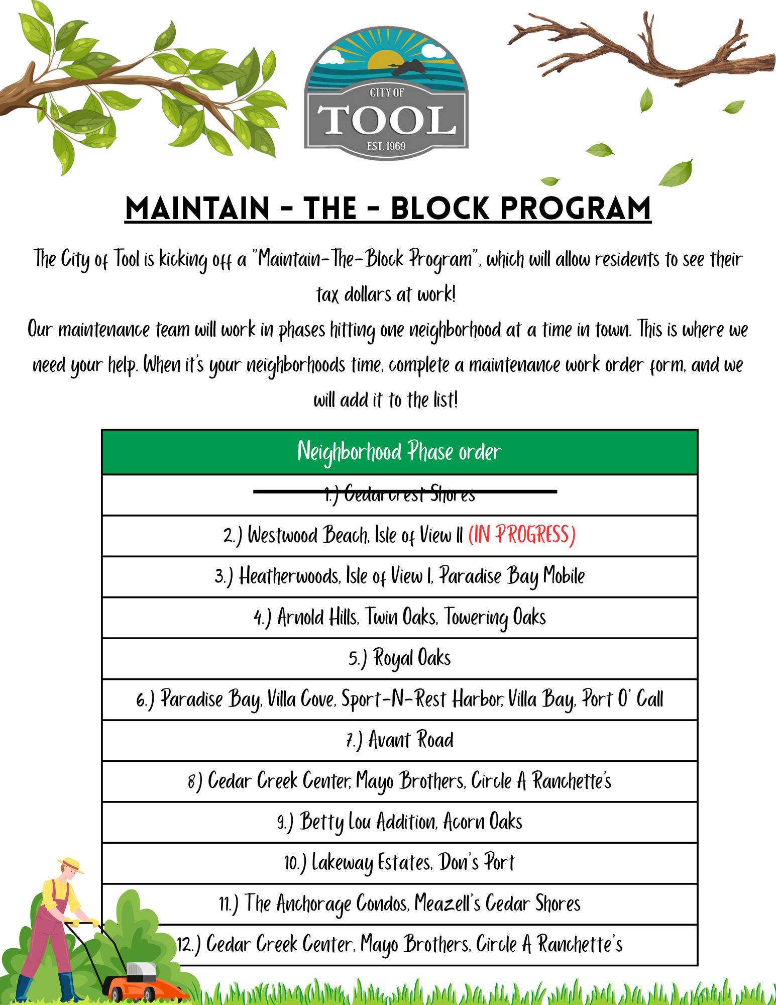 Flyer for a