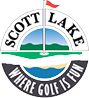 Scott lake where golf is fun logo