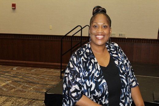Stephanie, 20-years of service recognized employee