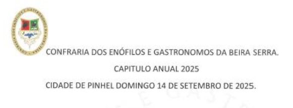 CAPÍTULO ANUAL 14-Setembro-2025
Pinhel.
Com entronizações.