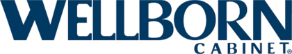 Wellborn Cabinet logo in dark blue: 