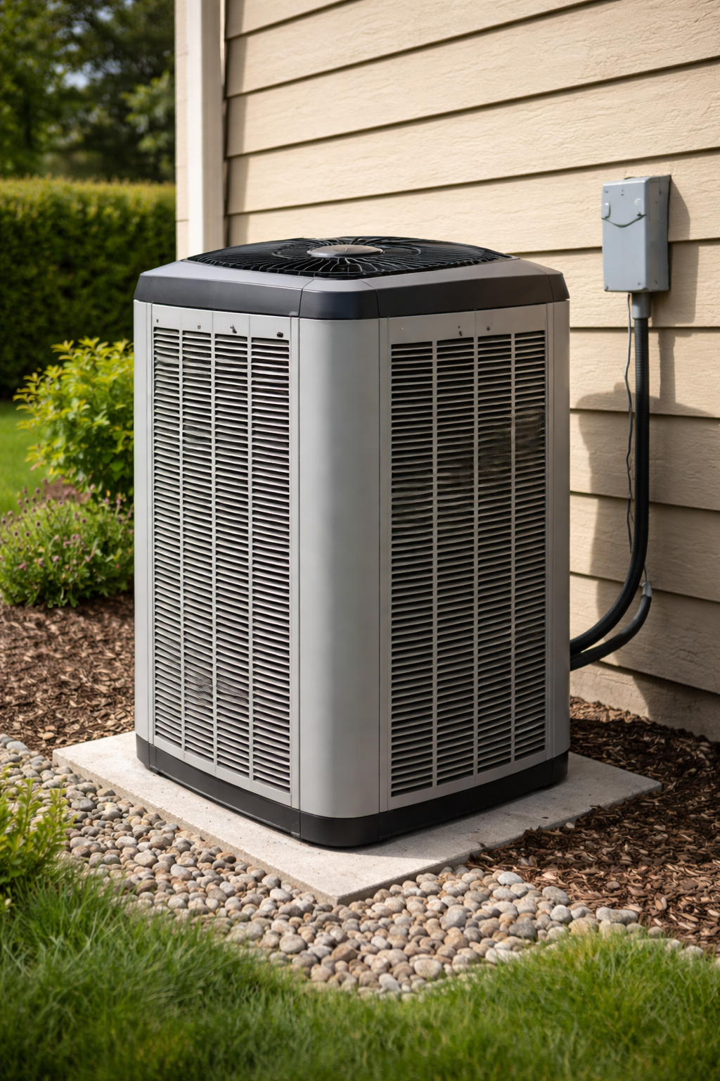 Air Control Company technician providing professional furnace repair services in a residential home in Nicholasville, KY.