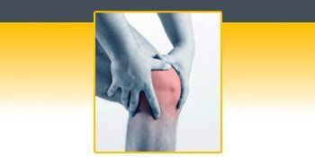 A picture of a person 's leg with a broken bone. A picture of a person 's leg with a broken bone.
