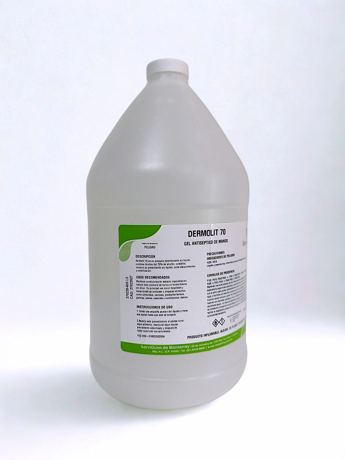 DERMOLIT 70 Gel Antibacterial