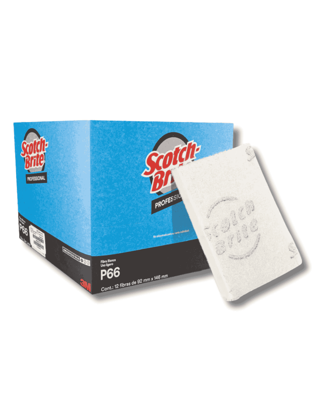 3M Fibra Blanca Scotch-Brite P66