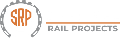 Logo of SRP Rail Projects: orange 