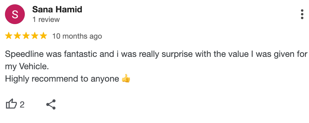 Google client review