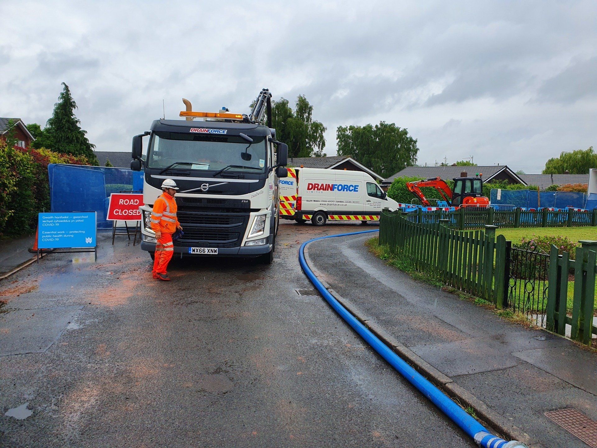 Drainforce drains blocked