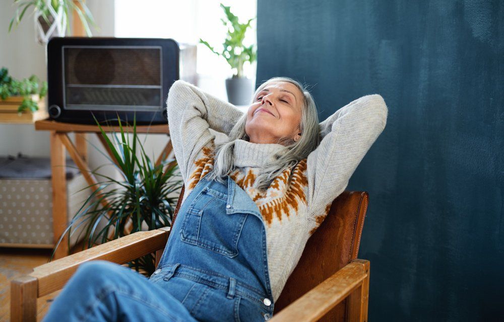 Senior Woman Relaxing At Home — Scottsdale, AZ — J.B. Martin Insurance Agencies