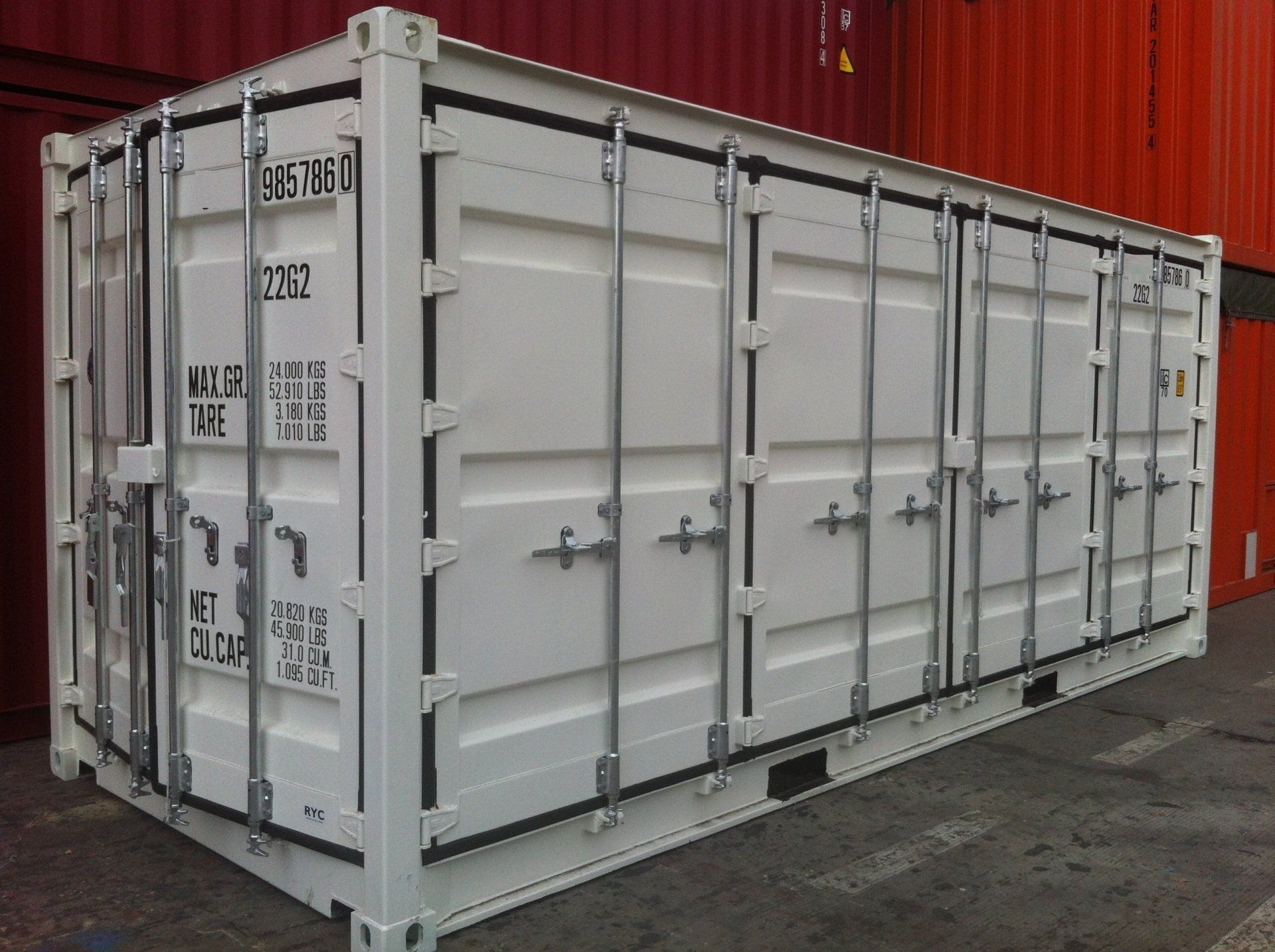 20ft Sideåpning container