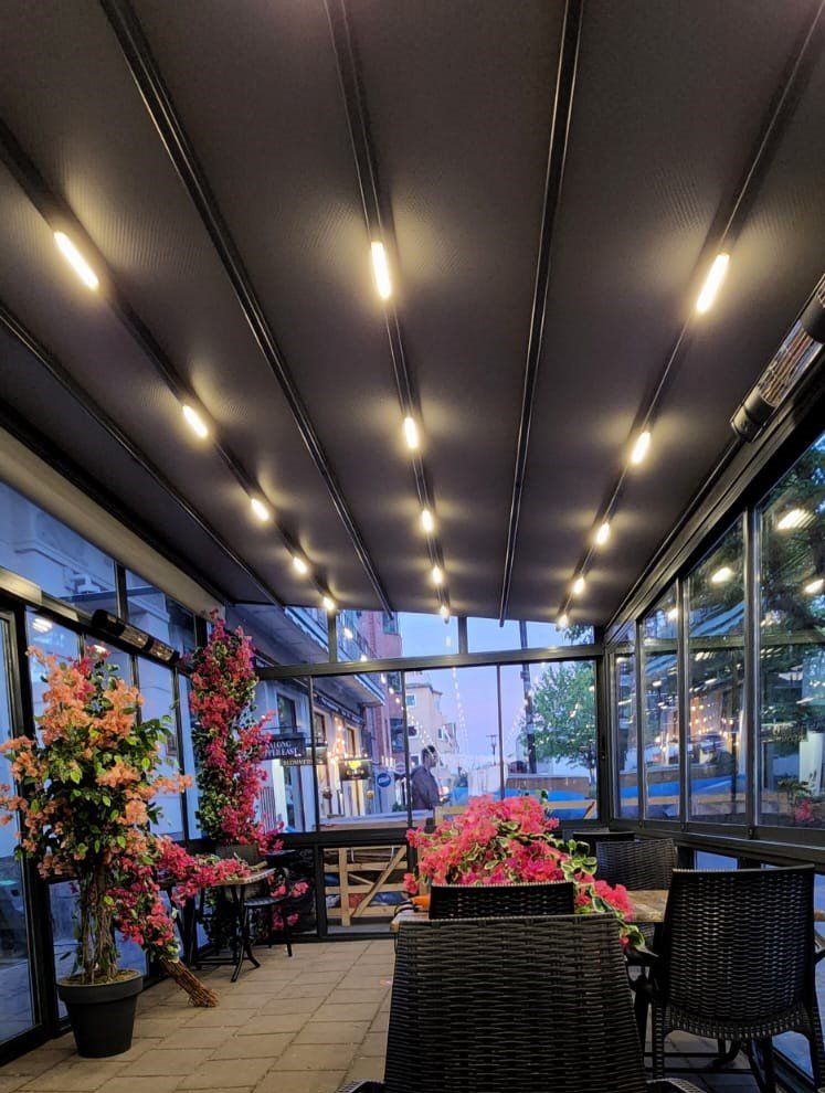 Folde pergola servering