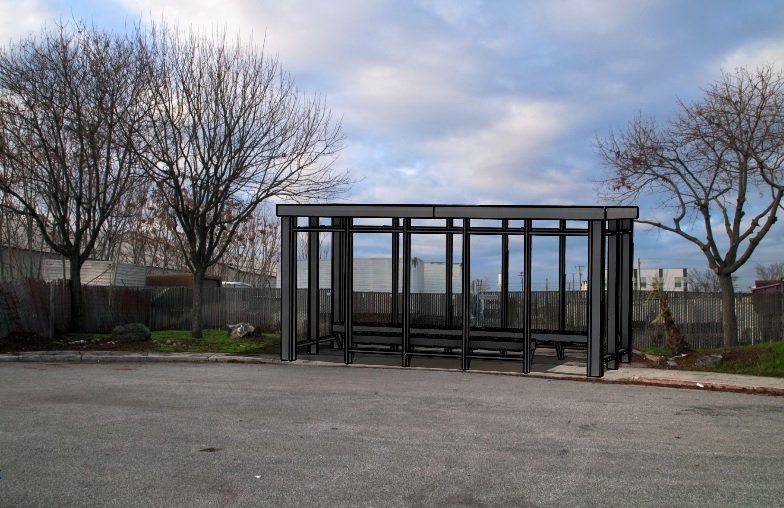 Buss/taxi holdeplass modul