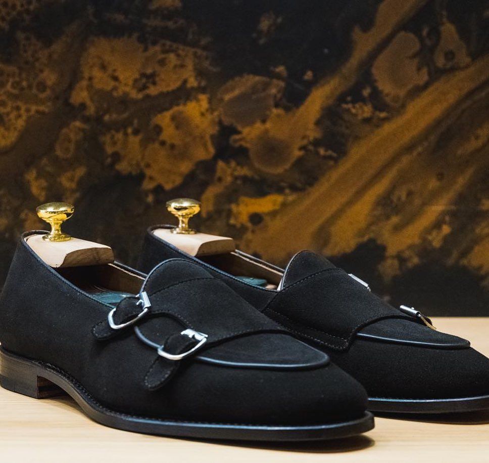 Scarpe inglesi in tessuto