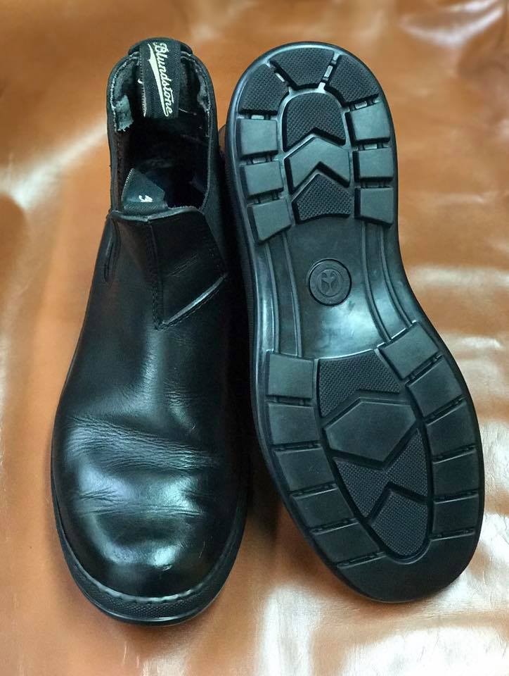 Scarpe in pelle nera