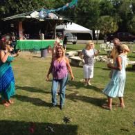 dancing party guests