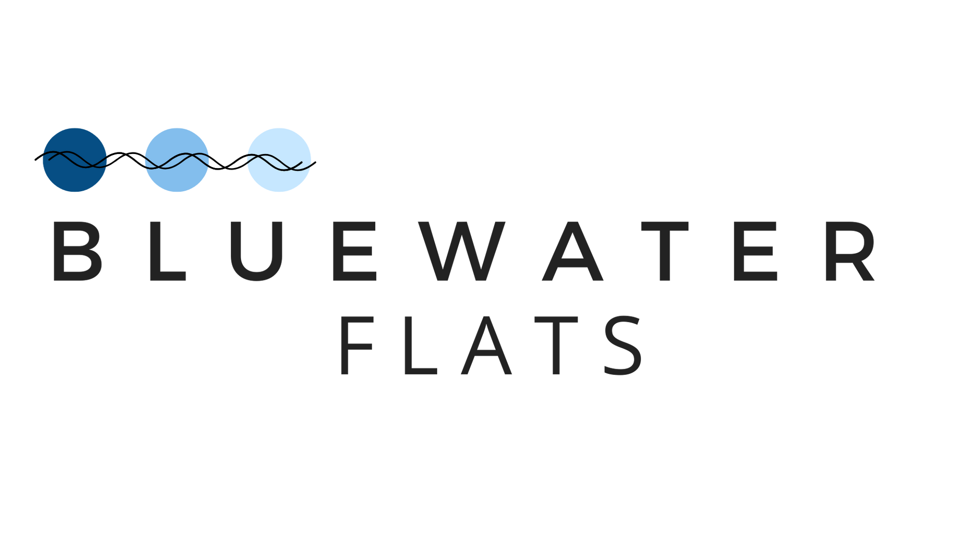 Bluewater Flats Logo - header, go to homepage