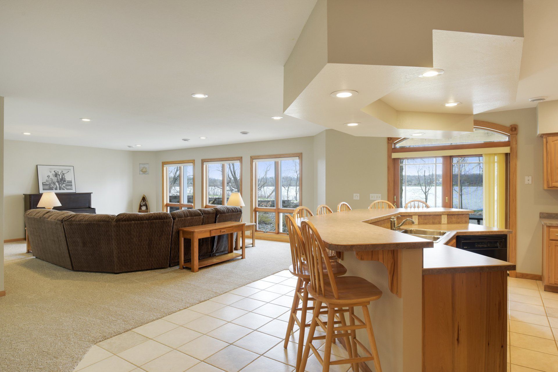 Living Room / Kitchen Area