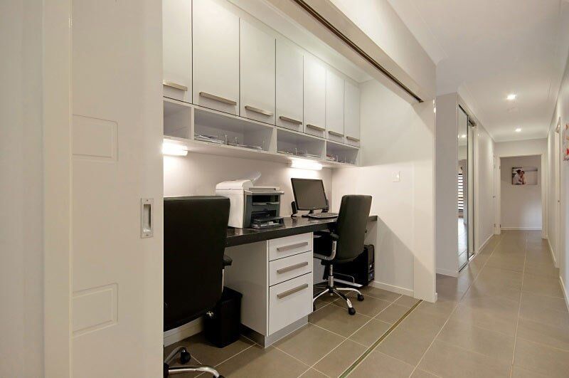 Office Desk — Photos of Cairns Electrician work in Gordonvale