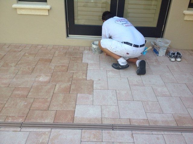 Paver Deck Sealer — Naples, FL — Cope's Painting Of Naples, Inc.