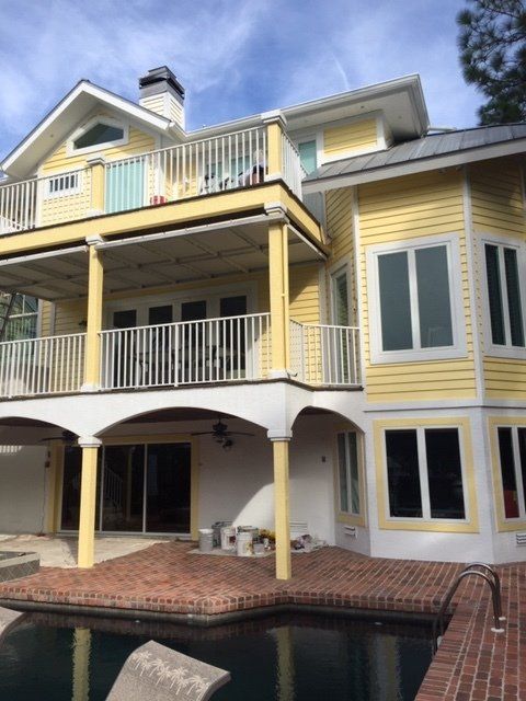 Newly Painted House Exterior — Naples, FL — Cope's Painting Of Naples, Inc.