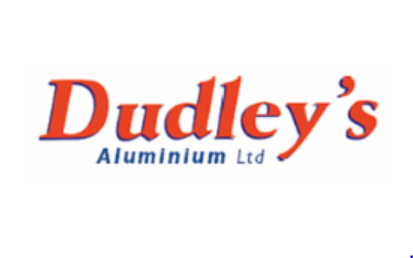 Dudley's Aluminium Ltd logo: Red script