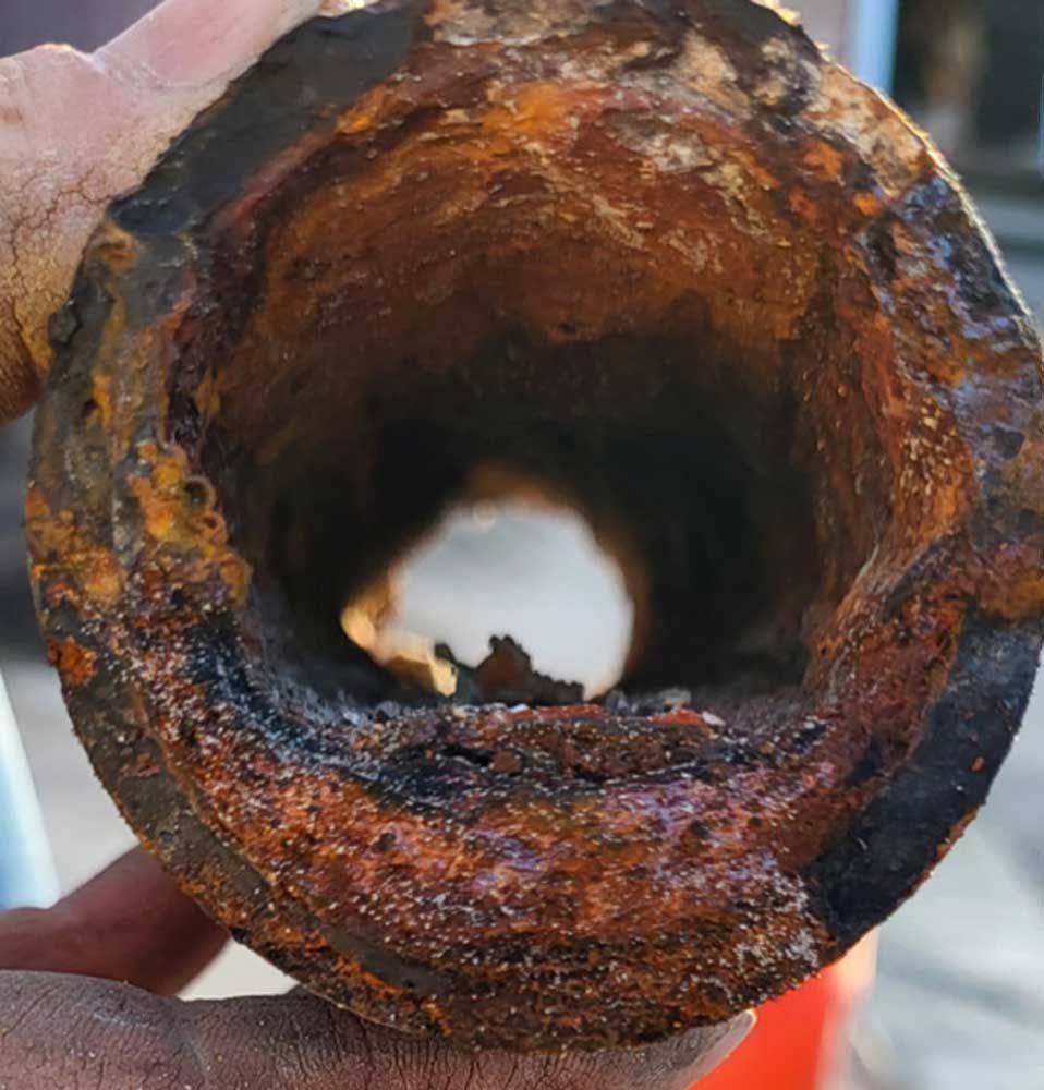 Rusted Pipe - Clay County, FL  - Clay County Master Plumbing, LLC