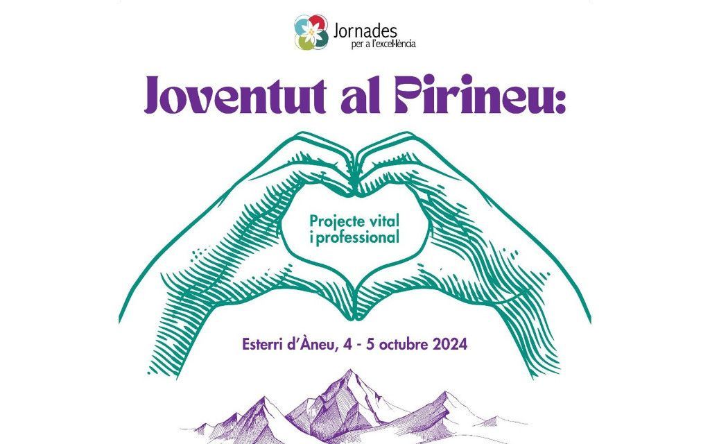 Cartel de la edición de 2024 de las X Jornades per a l'excel·lència