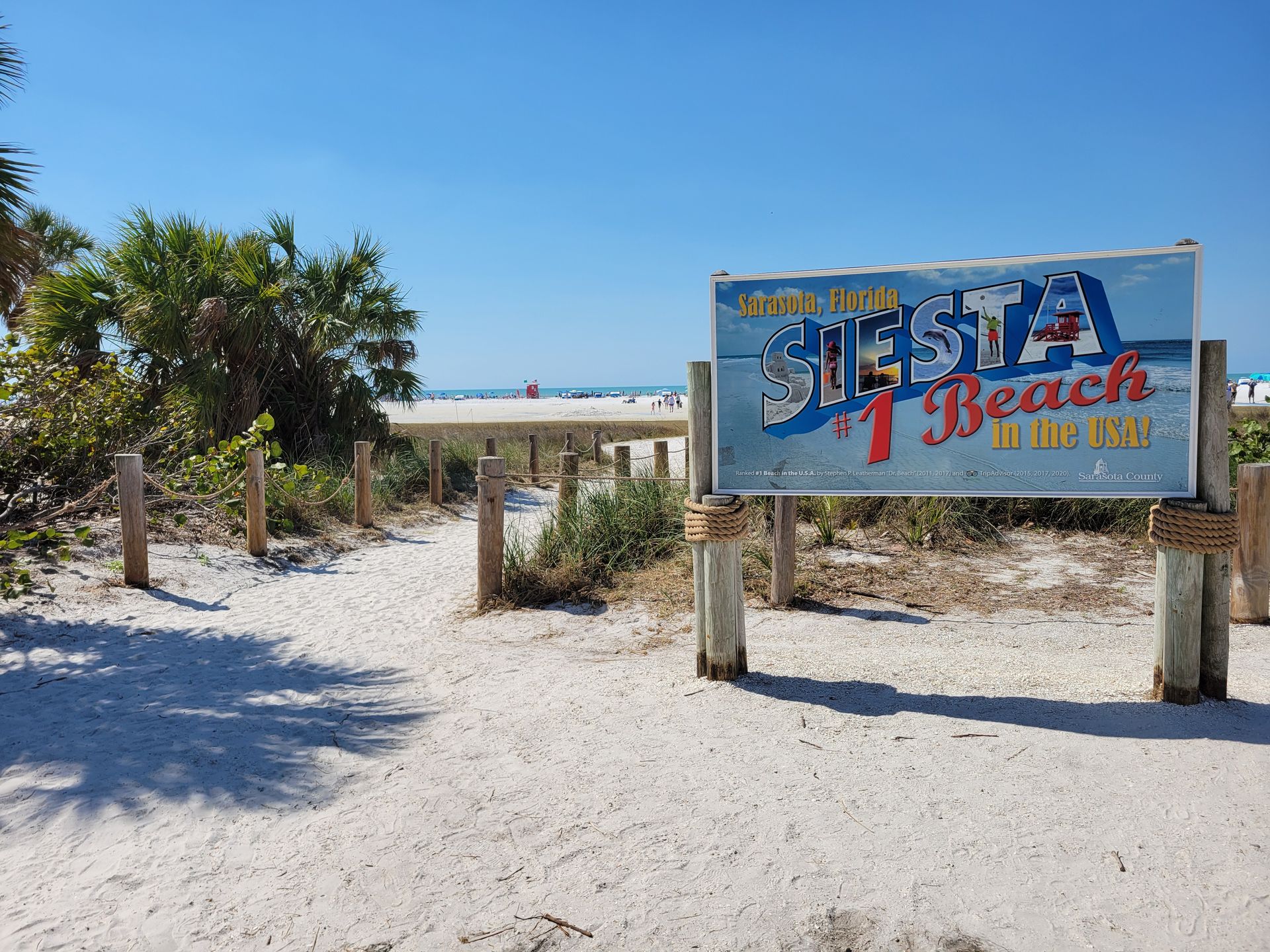 Siesta Key Florida public beach