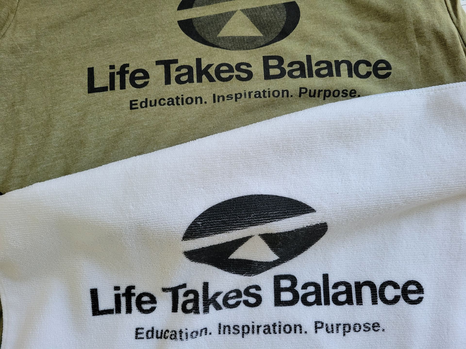 Life Takes Balance Gear - Education Inspiration Purpose