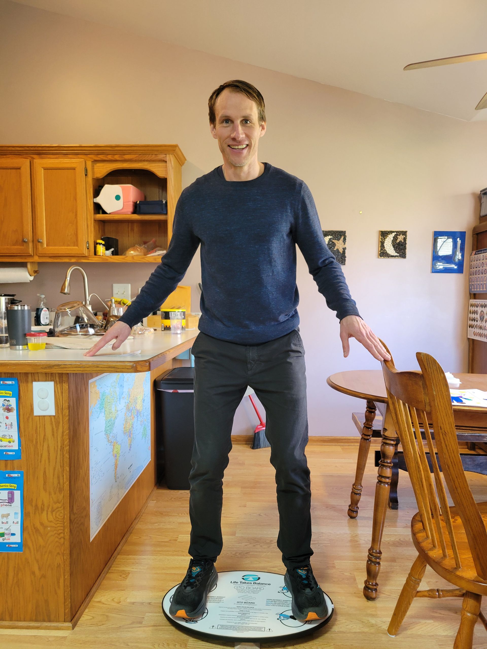 GTO Balance Board standing balance practice