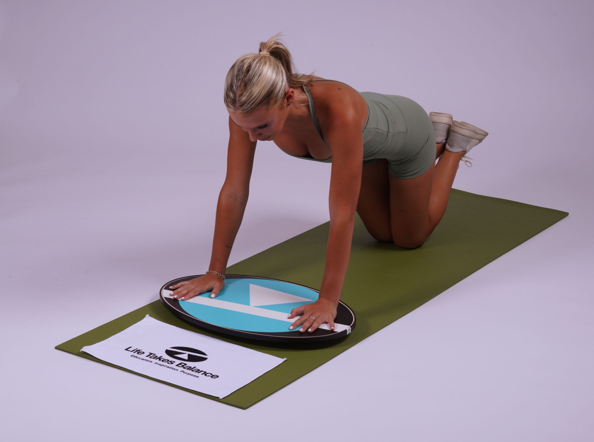 Life Takes Balance Towel