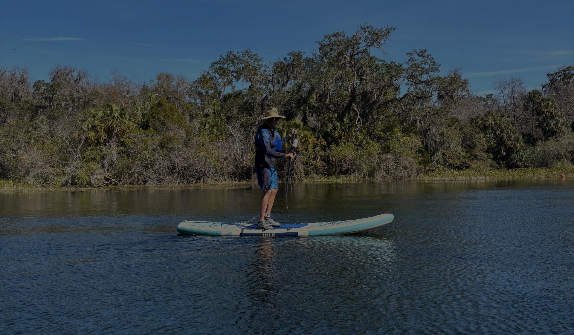 Paddleboarding balance training