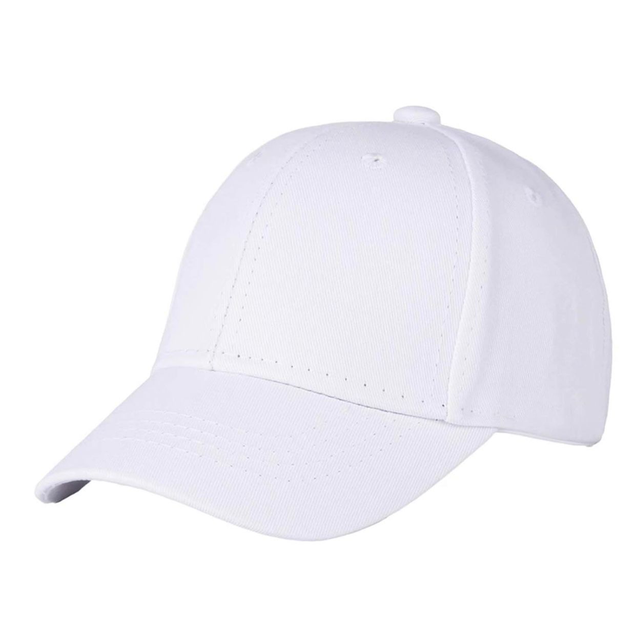 White Adjustable Hats