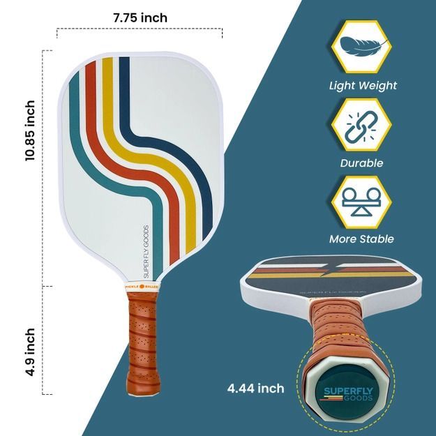 Super Fly Goods Pickleball Paddle Mountain Wave