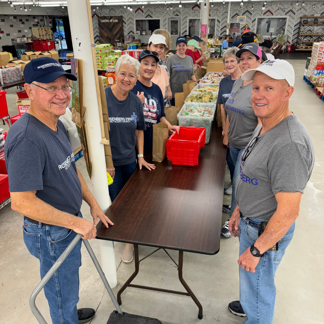 Senior Adult Ministry volunteering at Lunches of Love