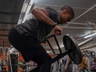 Man Lifting Weights