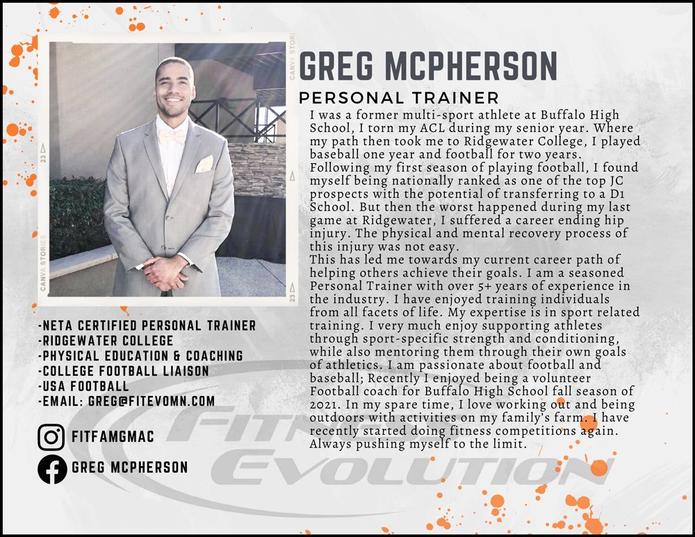 Greg Mcpherson Personal Trainer
