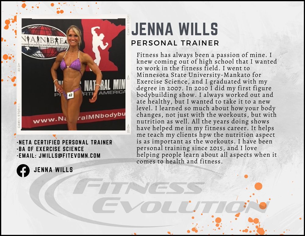 Jenna Wills Personal Trainer