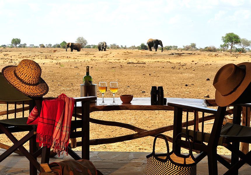Safari Holidays to Tsavo East: Stay at the Satao Camp