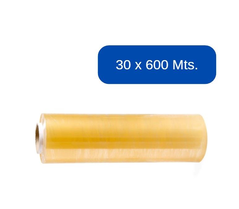 Rollo film de pvc 30 cm x 600 mts