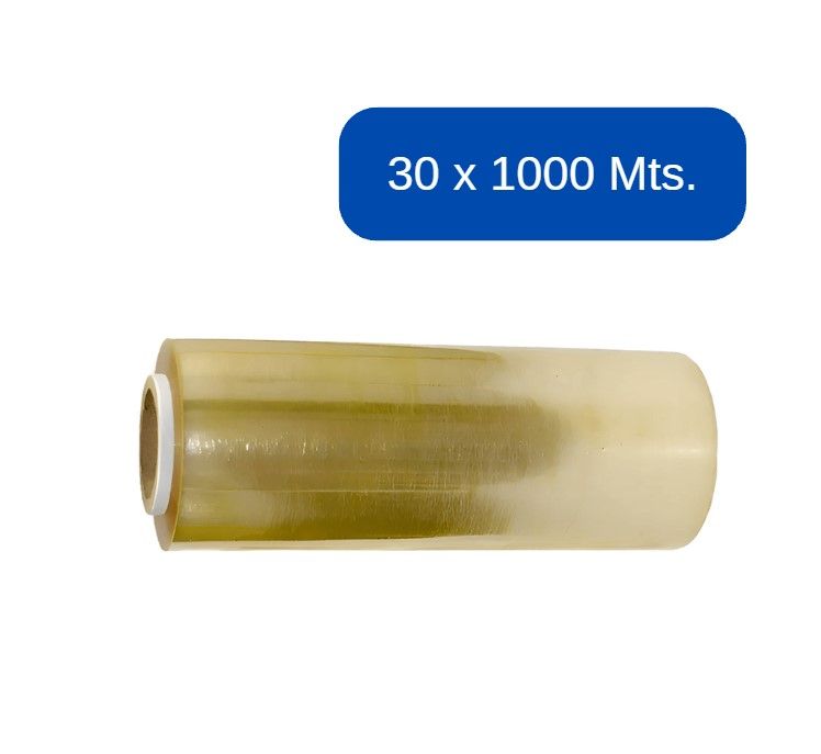 Rollo film de pvc 30cm x 1000 mts