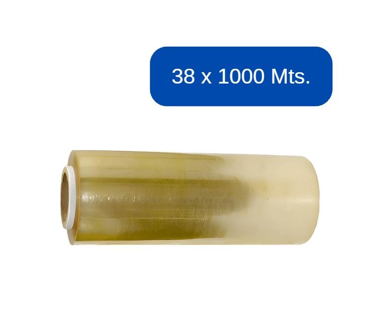 Rollo film de pvc 38 x 1000 mts