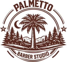Logo for Narcos Menz Grooming: black and red barber tools overlayed on bold text.