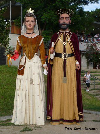 Gegants vells de Vilassar de Dalt Lluis i Maria