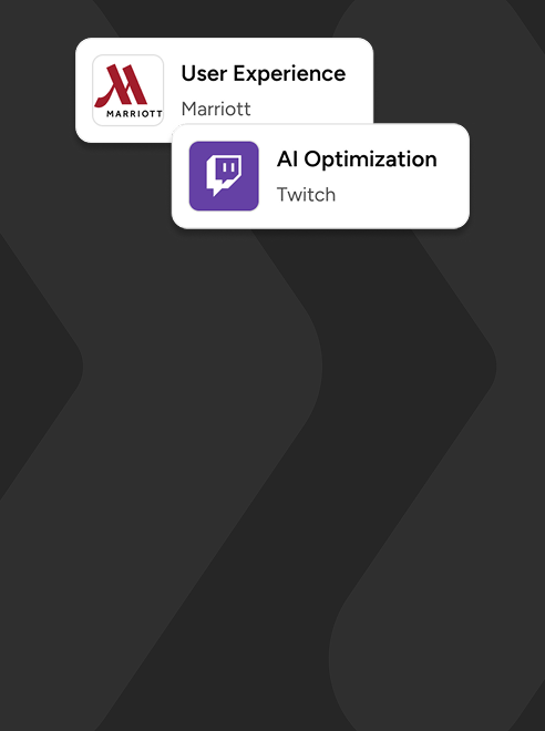 Two buttons: "Web Analytics" for Grammy's, and "Sustainability" for Intel.